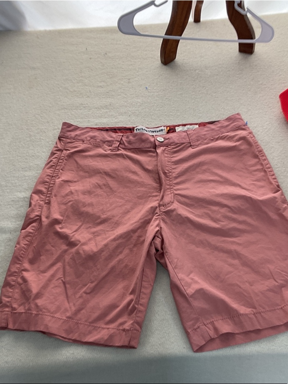 Tailor Vintage Pink Chino Shorts